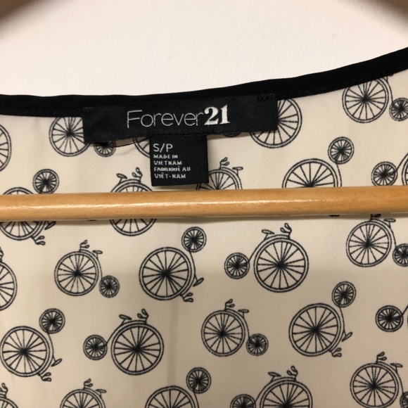 Forever 21 Oversized Tank Tricycle Print Top - Picture 3 of 5